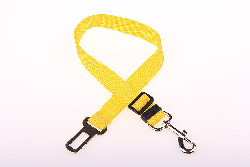 Adjustable Pet Car Safety Seat Belt for Dogs and Cats | Nylon SUV Pet Safety Lead