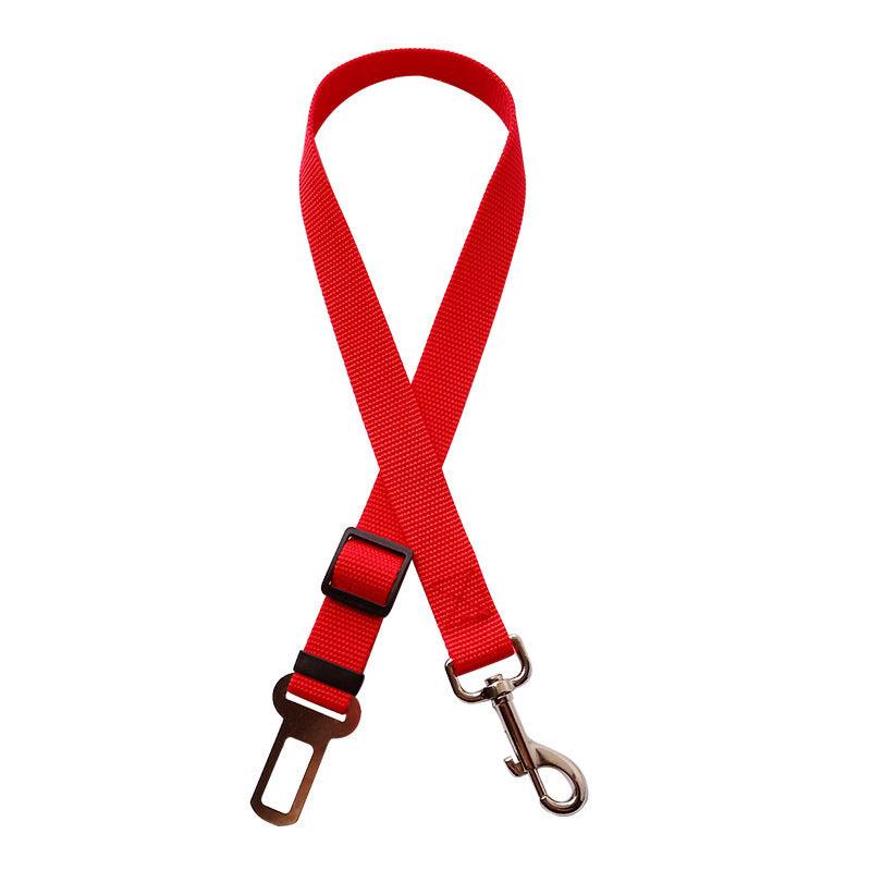 Safe Travels: Adjustable Car Seat Pet Traction Harness | Universal Tangle-Free Safety Lead