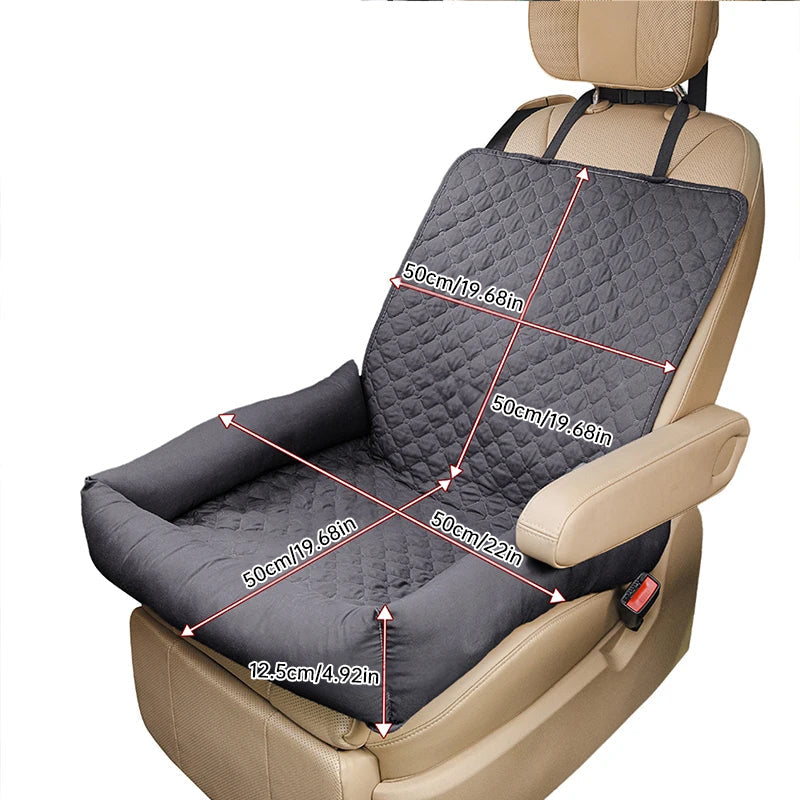 Waterproof Pet Car Seat Cover and Nest for Dogs and Cats | Anti-Dirty Car Protector