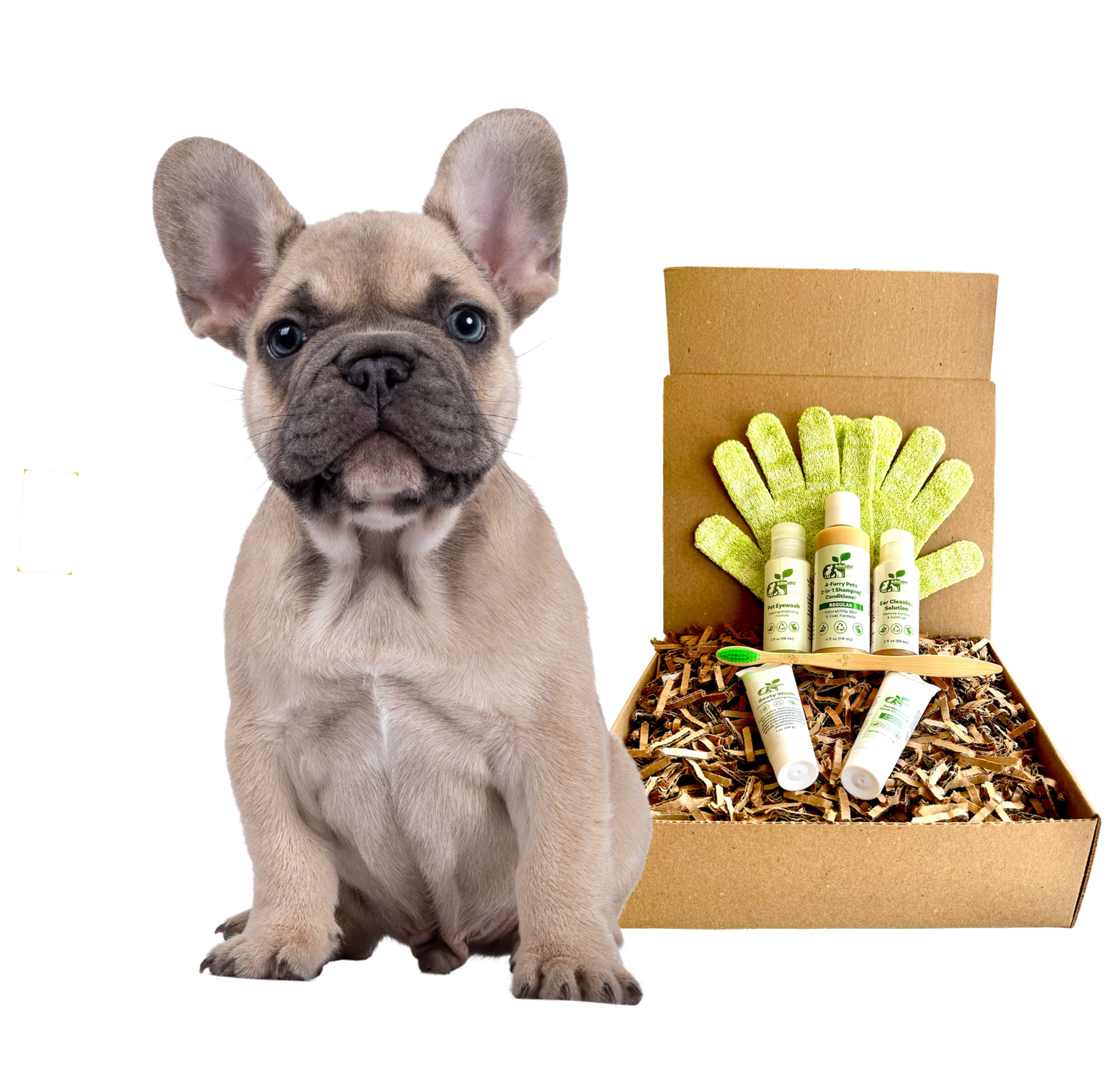 Organic Grooming Kit for Dogs | 4-Furry Dogs Pet Care Set
