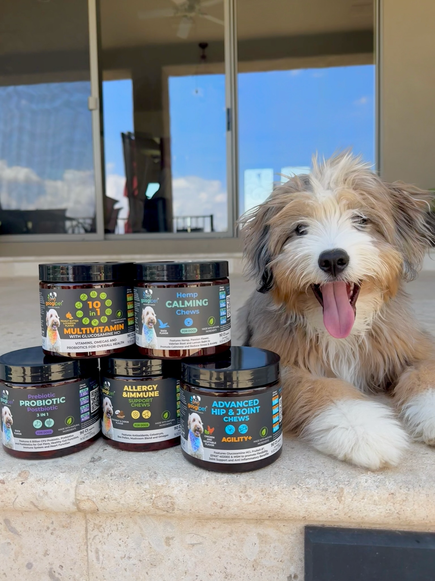 Dog Allergy Relief and Immune Support Chews: Coconut & Carob Flavor | 90 Count