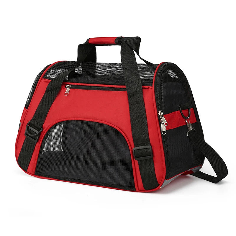 Foldable Pet Carrier Bag, Soft-Sided Travel Tote | Airline Approved S/M/L