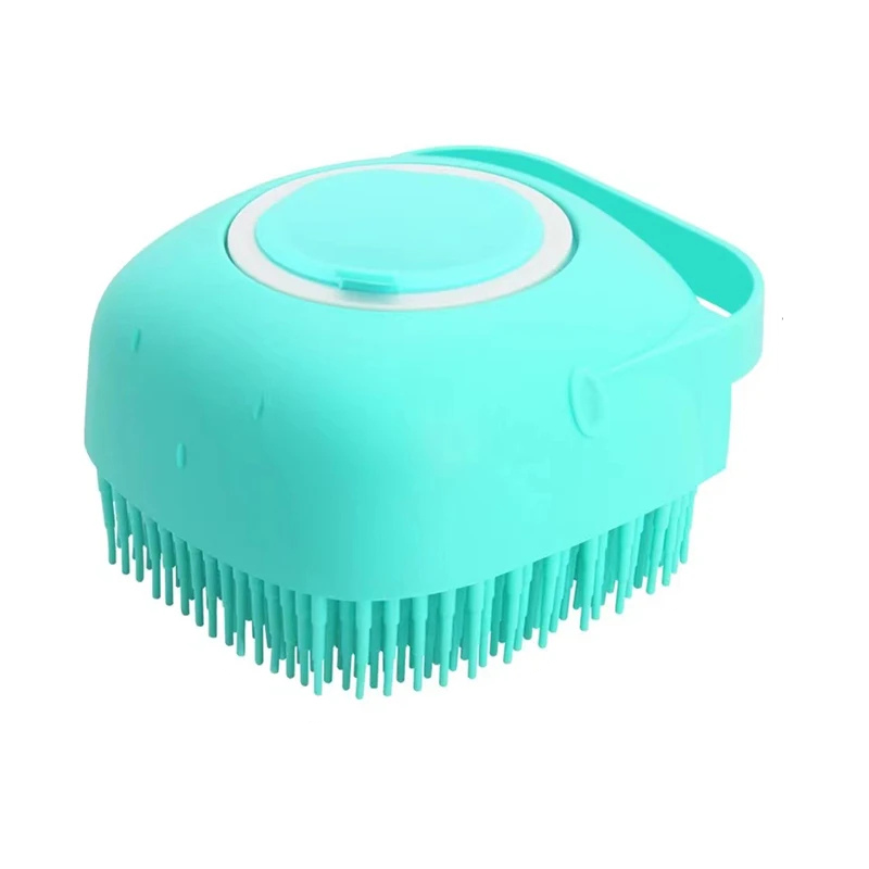 Dog Bath Brush | 2-in-1 Pet Shampoo Brush with Dispenser