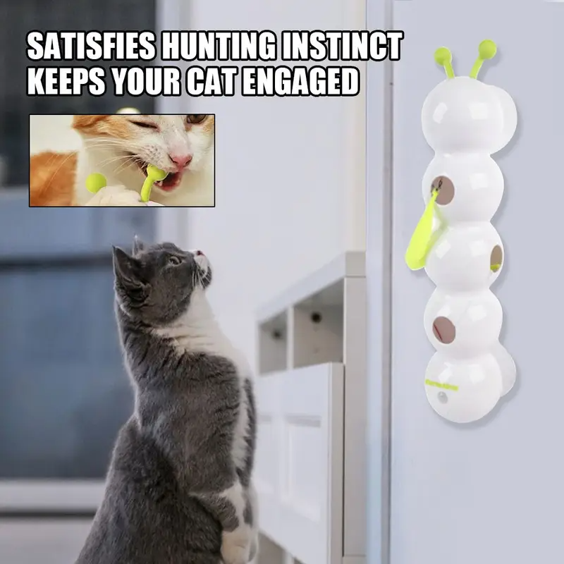 Wiggly Caterpillar Cat Toy – Automatic Motion Interactive Toy for Indoor Cats