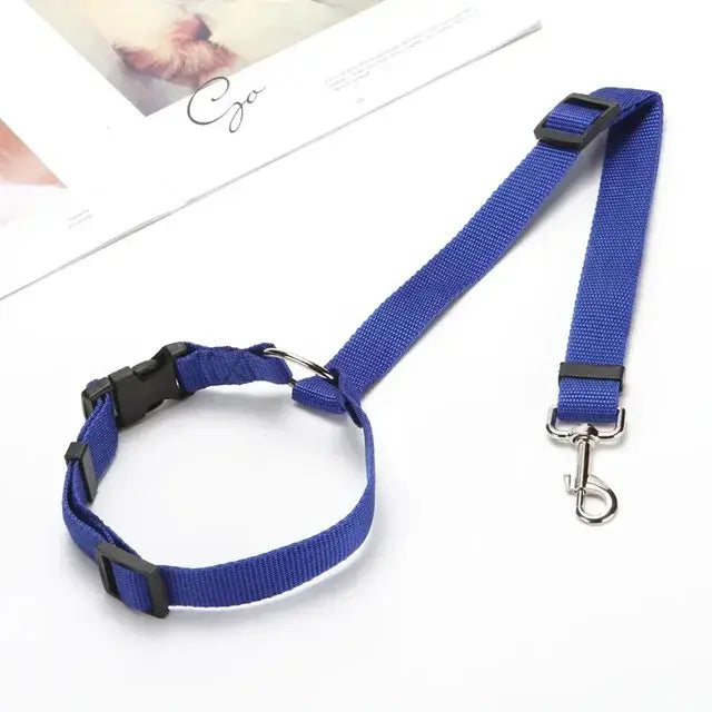 Pet Car Seat Belt and Harness Set for Dogs and Cats