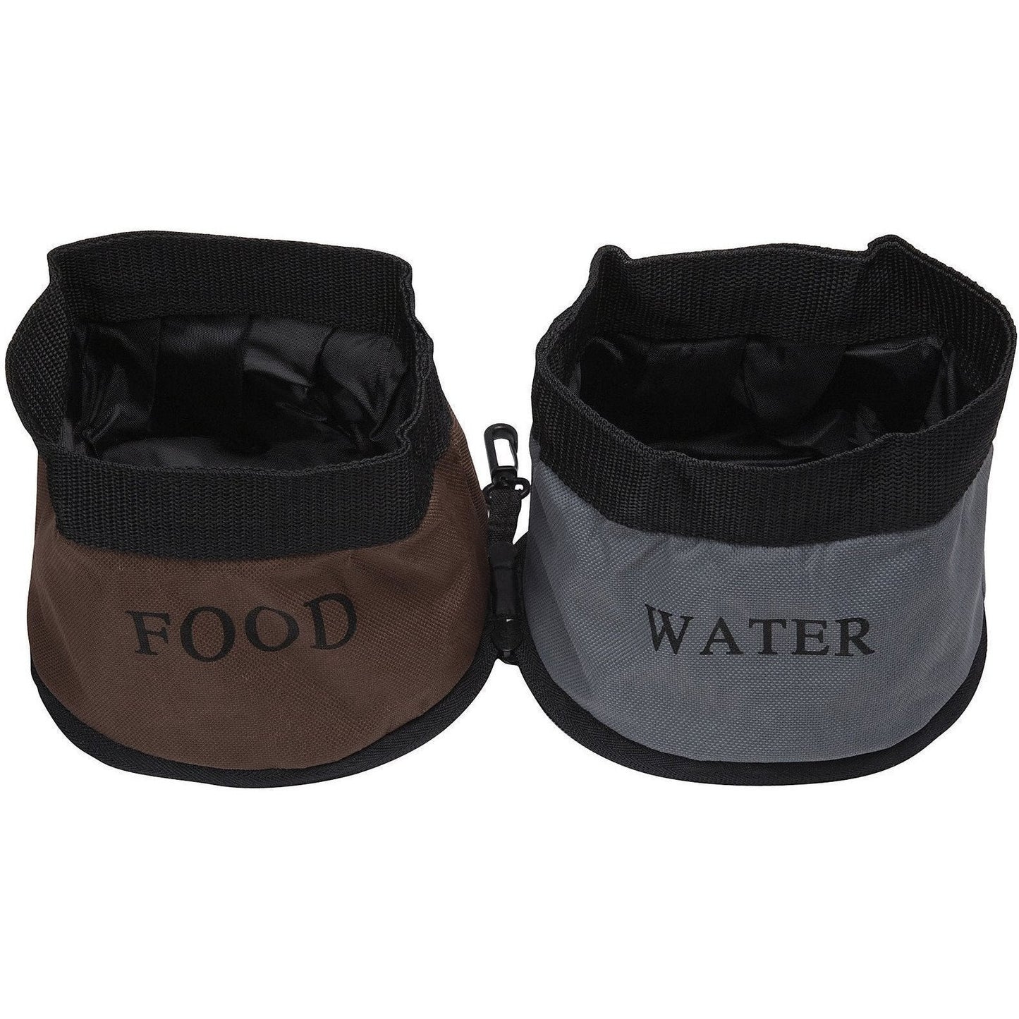 Dual Folding Travel Pet Bowl | Collapsible Food & Water