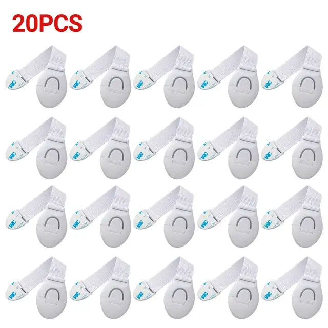 Pet Cabinet Safety Locks for Dogs & Cats, Adjustable Drawer & Door Locks