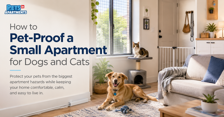 How to Pet-Proof a Small Apartment for Dogs and Cats