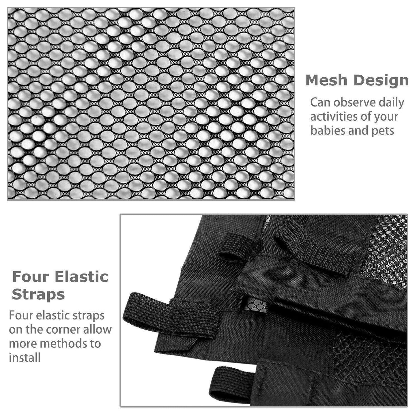 Mesh Dog Gate | The "Magic" Gate: Instant Indoor Pet Barrier (No Tools Required)