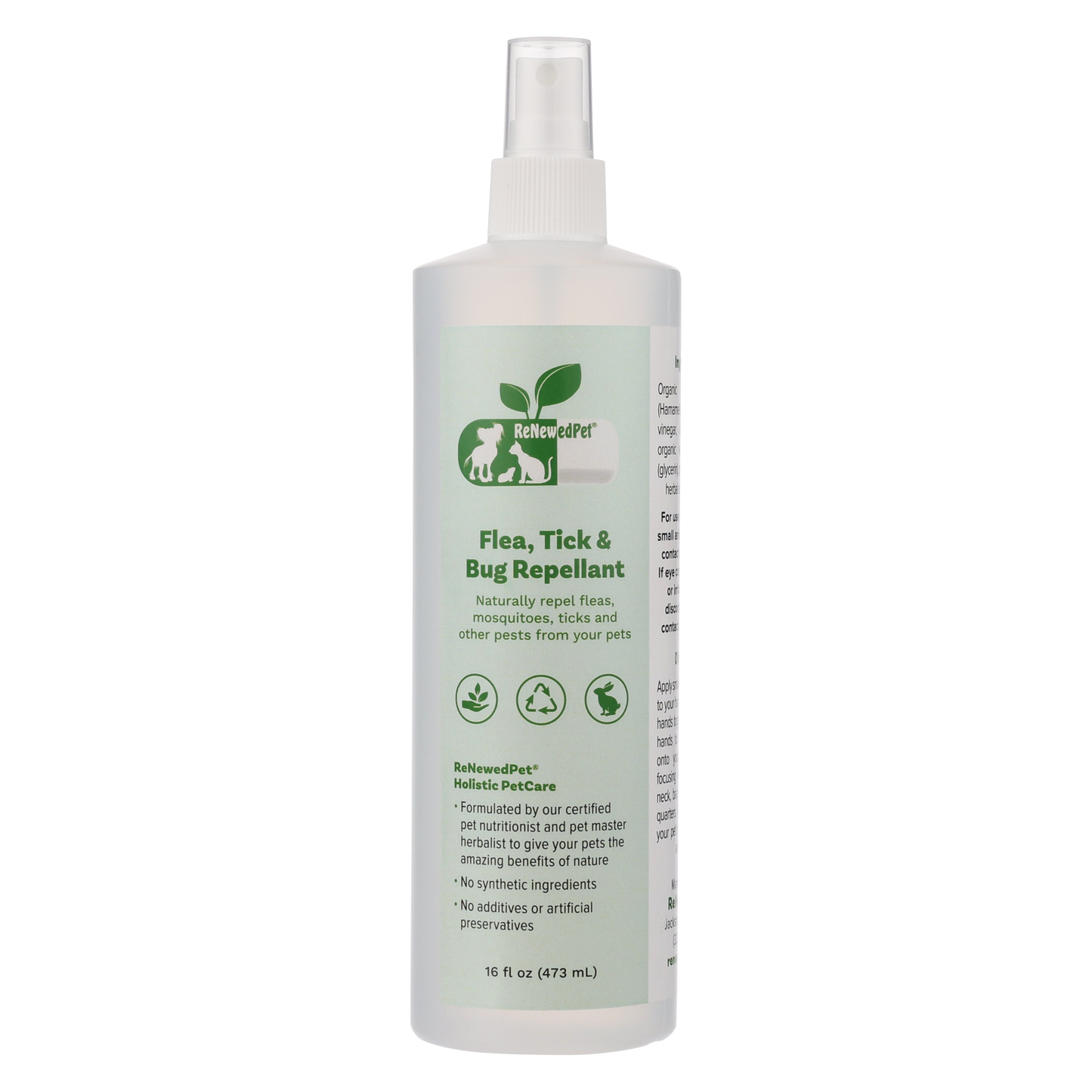 All-Natural Flea and Tick Repellent for Dogs and Cats | Organic Bug Shield