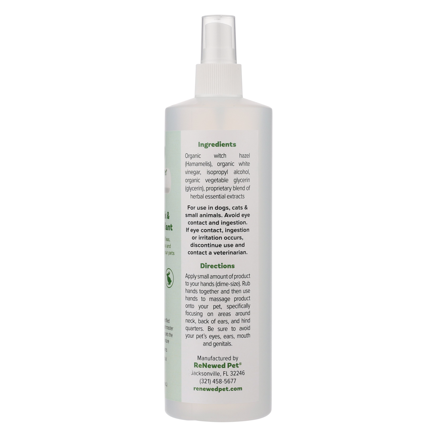 All-Natural Flea and Tick Repellent for Dogs and Cats | Organic Bug Shield