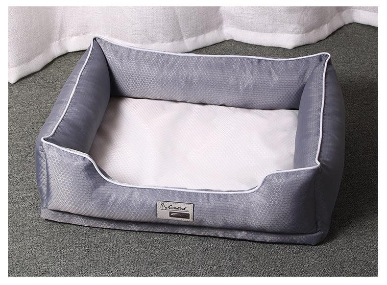 Waterproof Dog Bed | Washable | Oxford Fabric | Grey