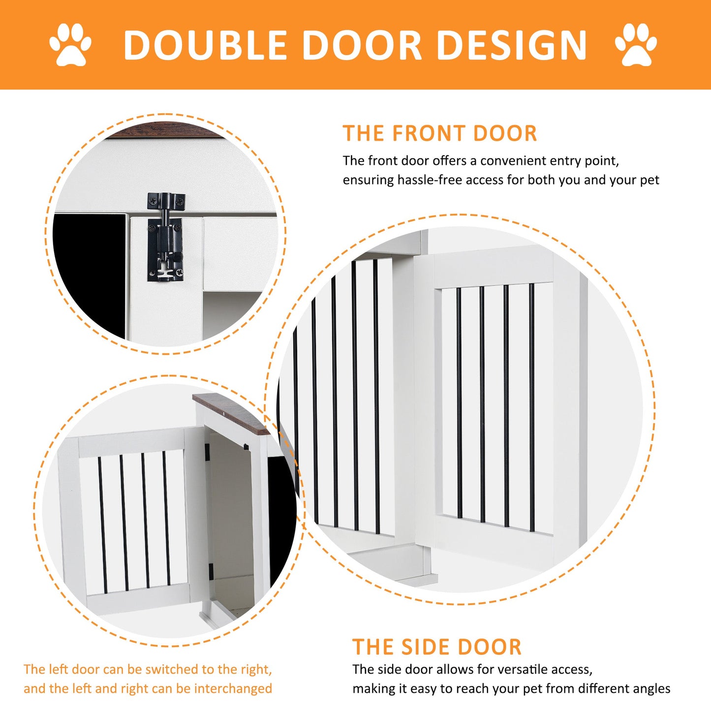 Furniture Style Dog Crate Side Table | Grey Indoor Kennel: The "Side Table" Crate