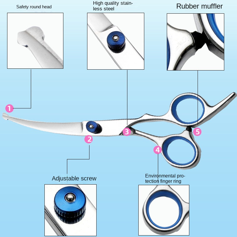 Stainless Steel Pet Scissors for Dogs | Pet Grooming Shears