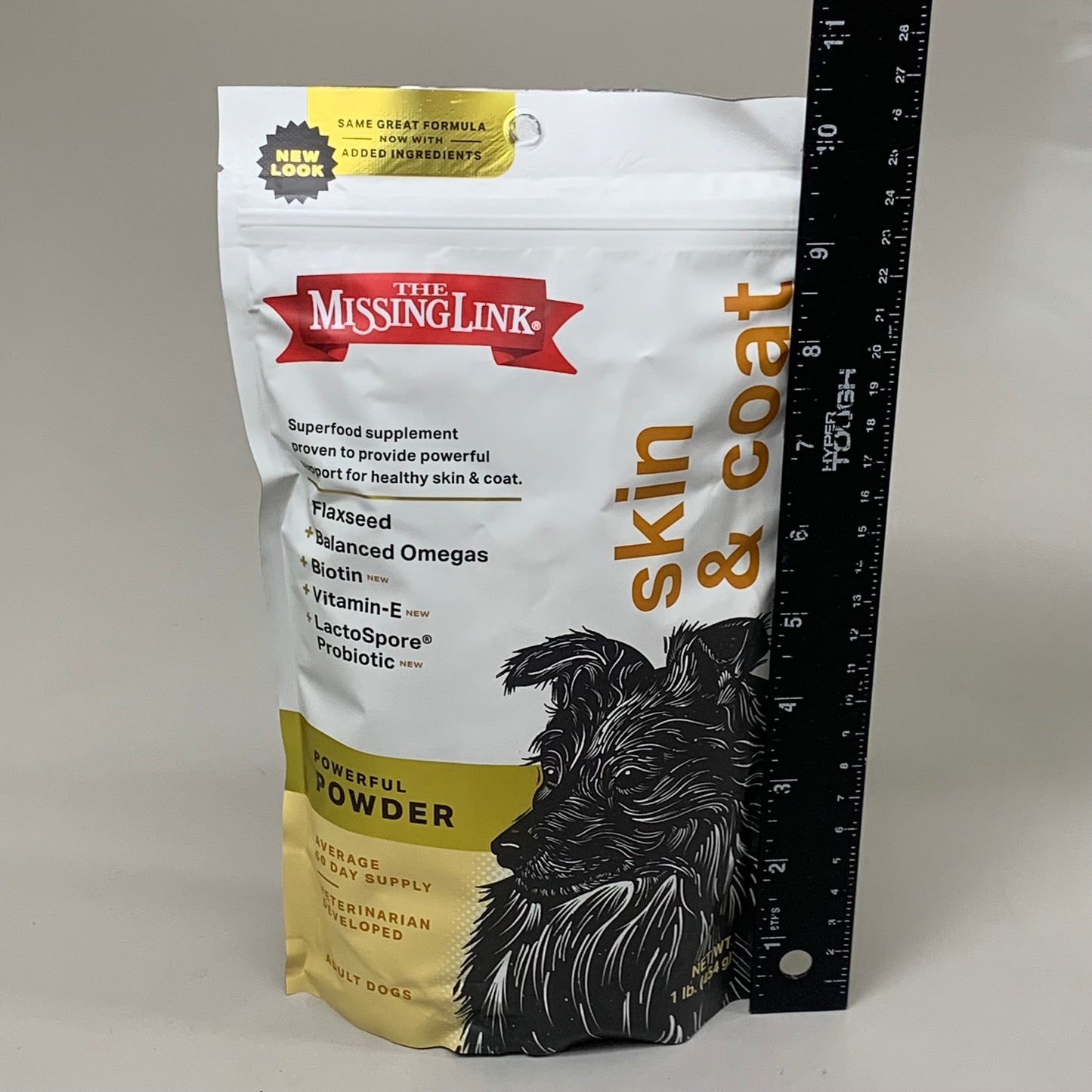 The Missing Link Skin & Coat Powder Dog Supplement: 2 Pack | 1 lb Each | Omega 3 & 6
