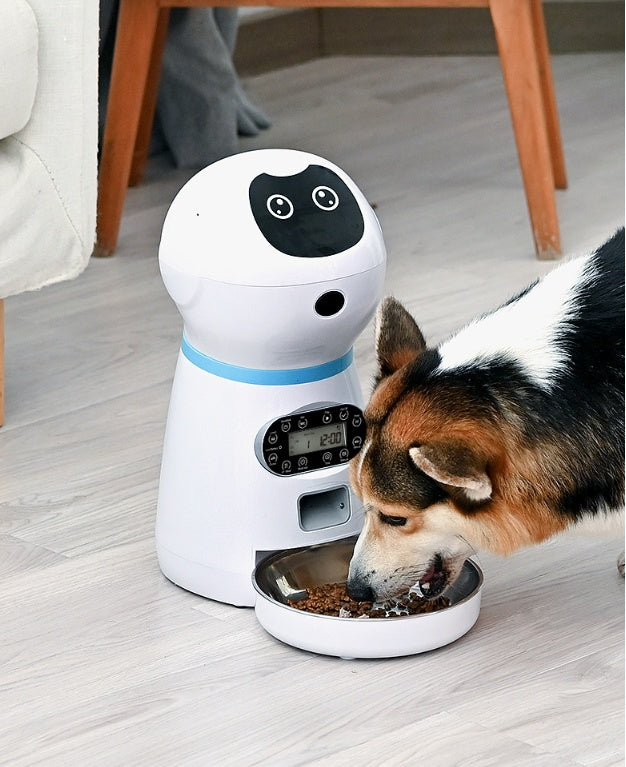 Automatic Pet Feeder With Stainless Steel Bowl | 3.5L Smart Robot