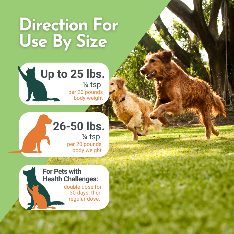 Pet Total Body Support: Dog and Cat Multivitamen Powder