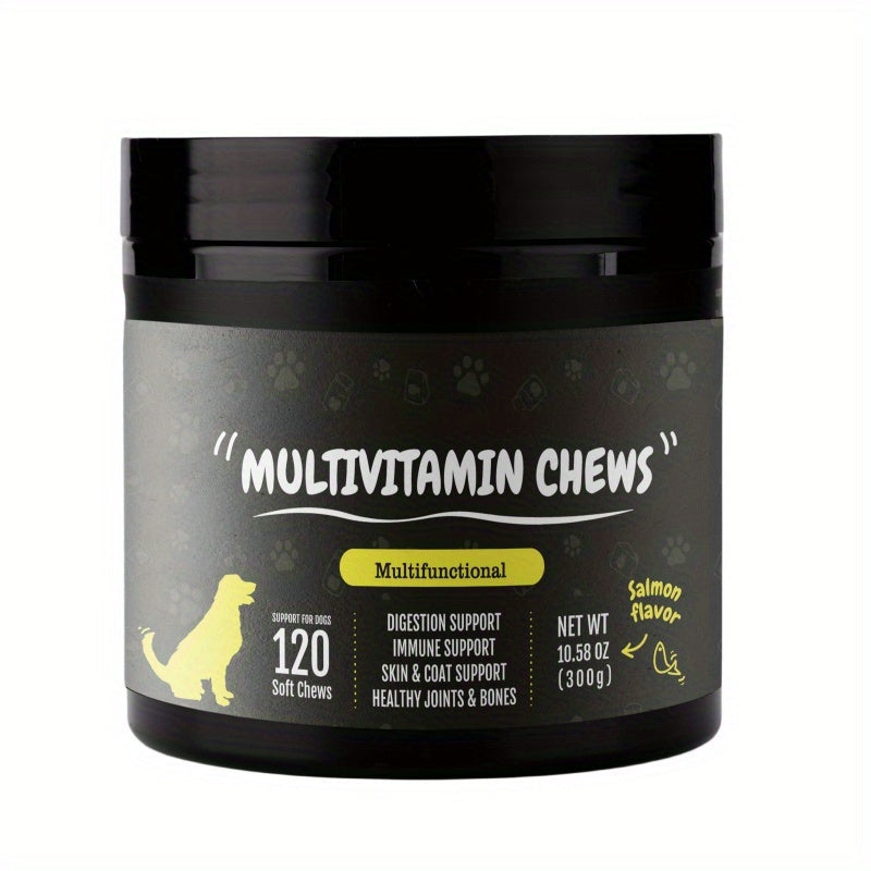 Comprehensive 10-in-1 Dog Multivitamin: Joint Support with Glucosamine | 120 Count