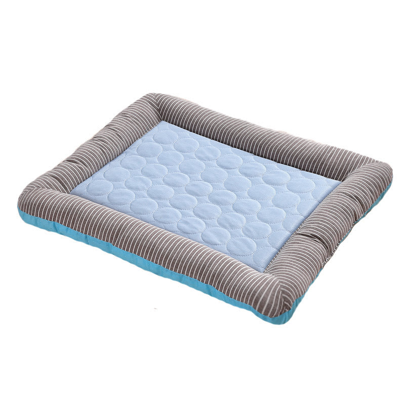 Ice Silk Pet Cooling Mat | Washable Self-Cooling Bed
