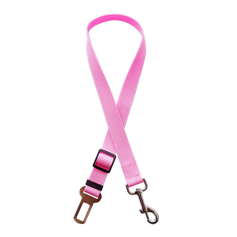 Safe Travels: Adjustable Car Seat Pet Traction Harness | Universal Tangle-Free Safety Lead
