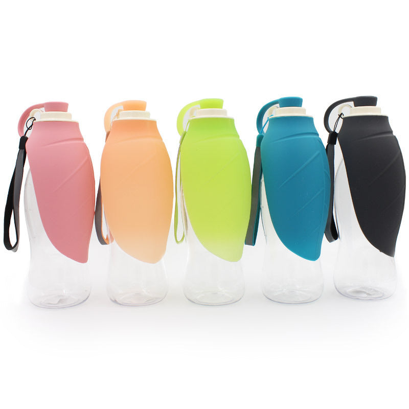 Portable Dog Water Bottle With Poop Bag Holder | 20 Oz Set