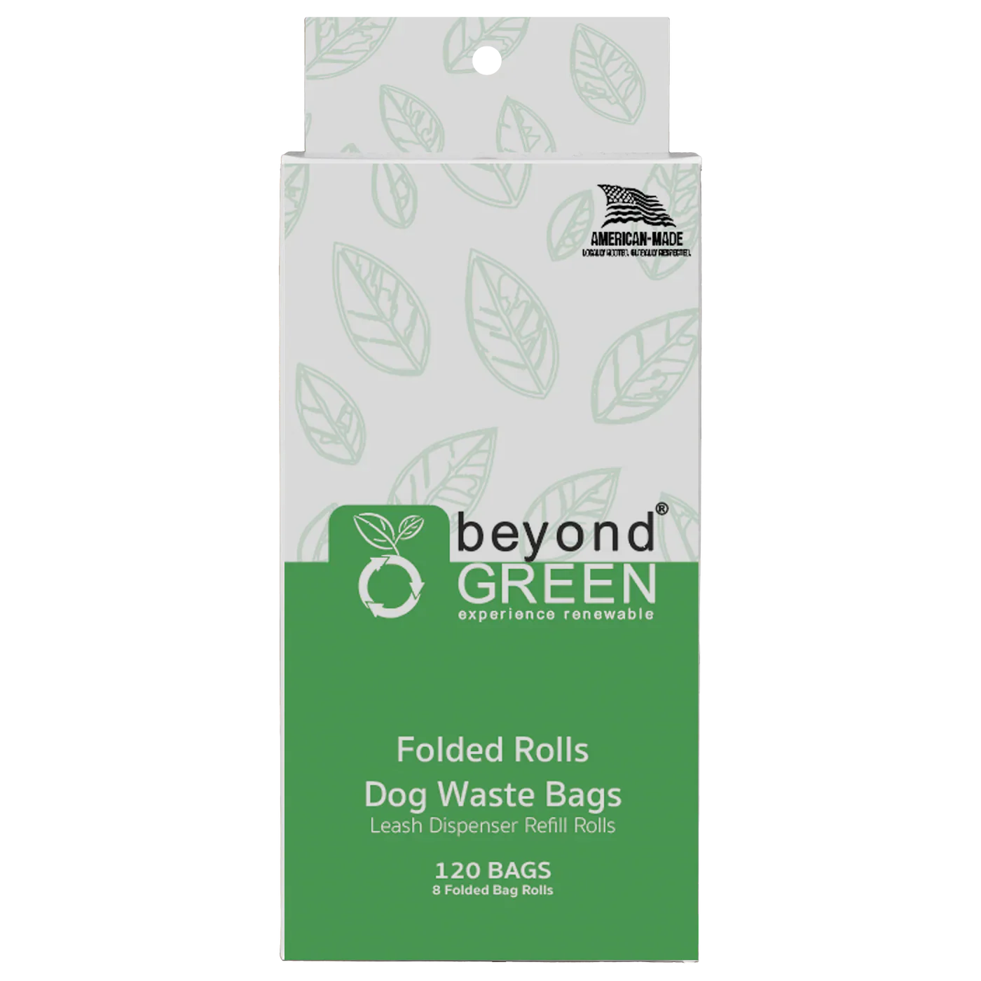 beyondGREEN Dog Waste Bags Made in USA | Leak-Resistant Refill Rolls