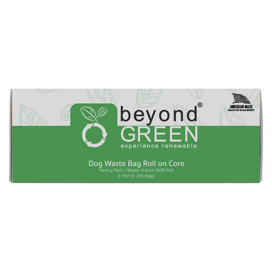 beyondGREEN Dog Poop Bags | 200 Count Unscented Bulk Roll