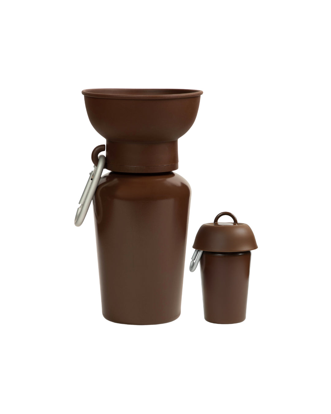 20oz Flip Dog Travel Water Bottle with Fold-Out Bowl