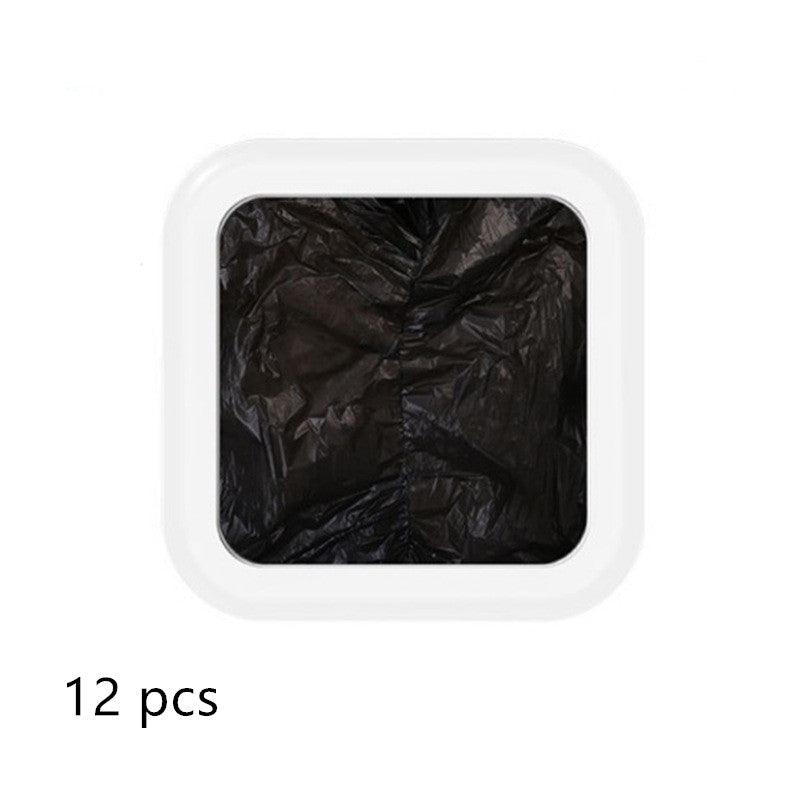 Home Waste Bin 12L or More, Lidless Design, Includes 6 Trash Bags