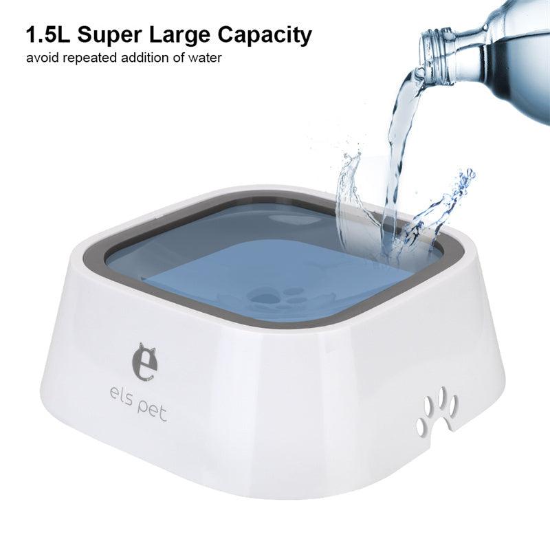 No Spill Dog Water Bowl With Floating Tray | Spill-Proof