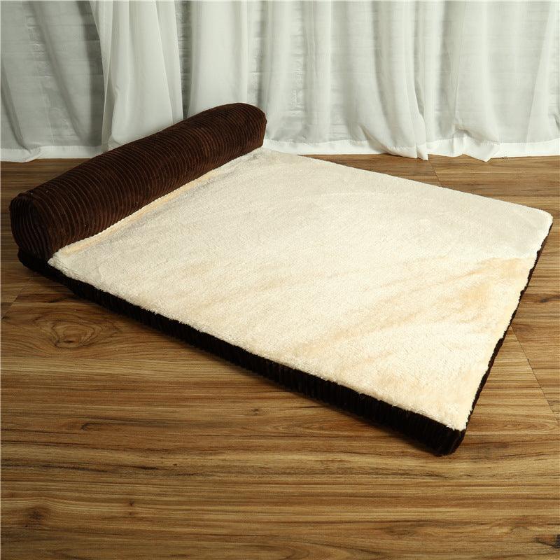 Dog Sofa Bed | L-Shaped Orthopedic Pet Mat | Washable