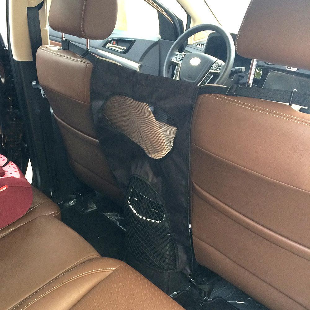 Drive Distraction-Free: Adjustable Car Rear Seat Pet Barrier