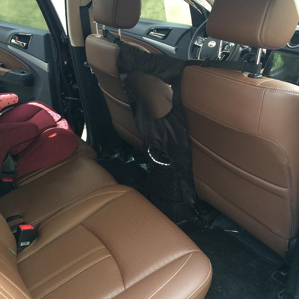 Drive Distraction-Free: Adjustable Car Rear Seat Pet Barrier