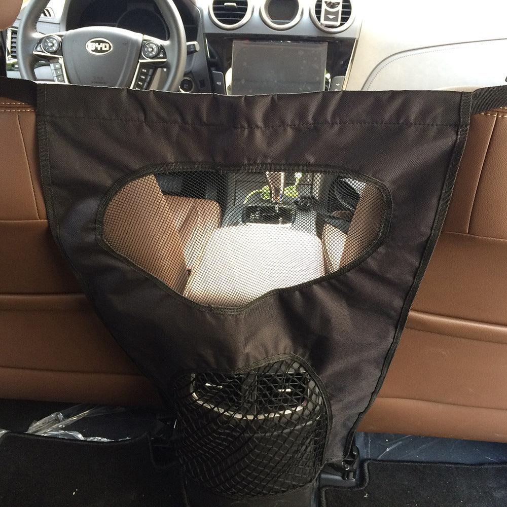 Drive Distraction-Free: Adjustable Car Rear Seat Pet Barrier