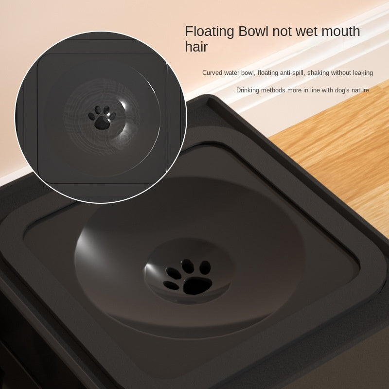 Adjustable Height Elevated Dog Bowl Stand | Stainless Steel | 54 Oz