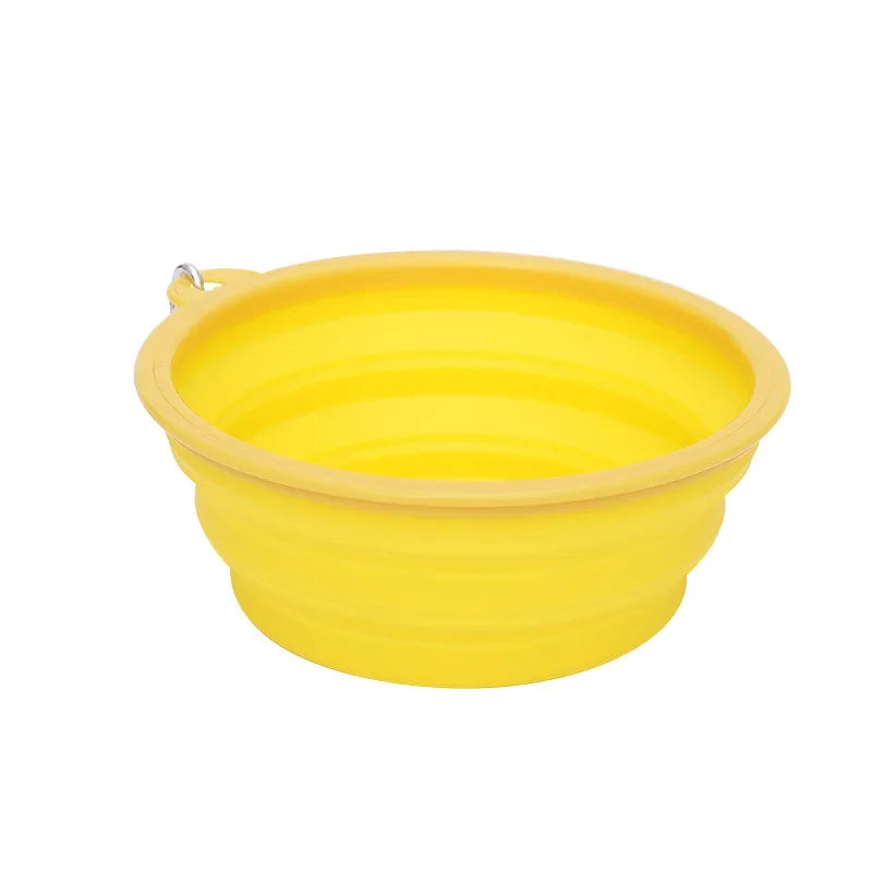 Foldable Silicone Dog Bowl For Travel | Portable Pet Dish