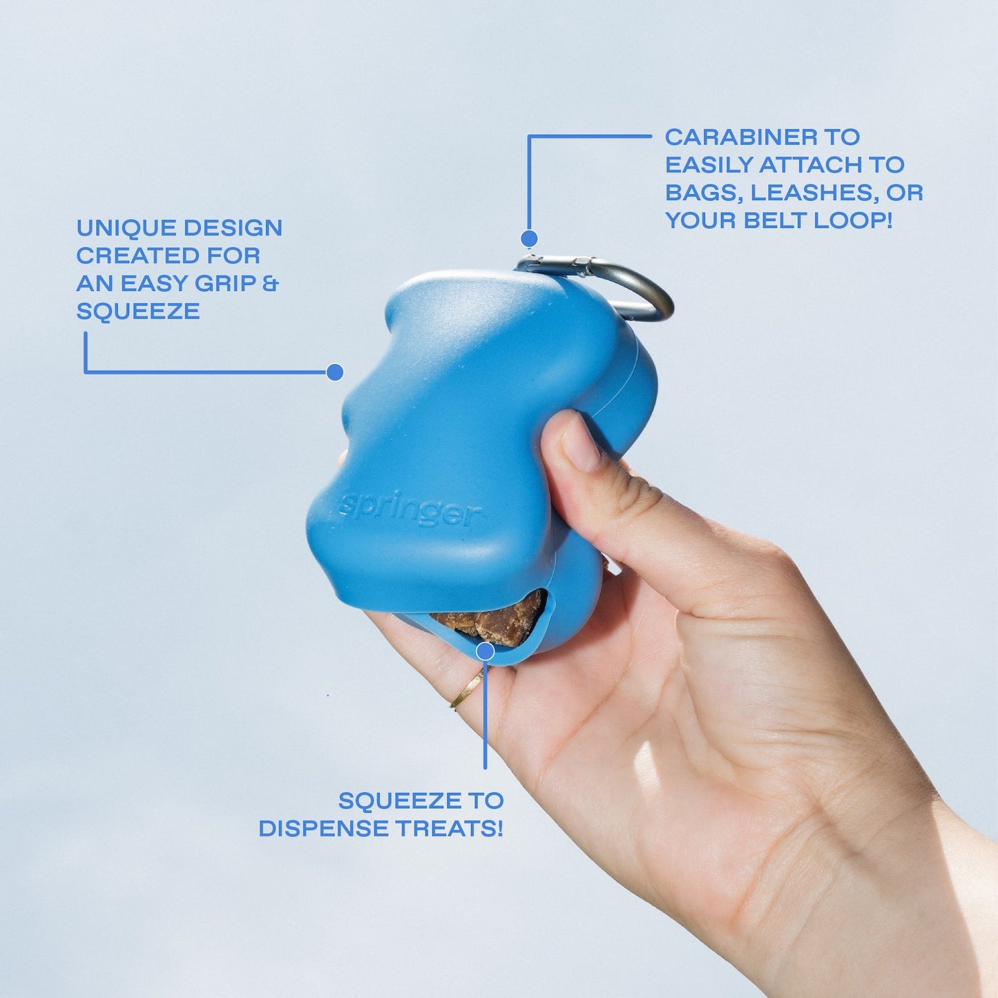 Silicone Dog Treat Dispenser for Training and Walk