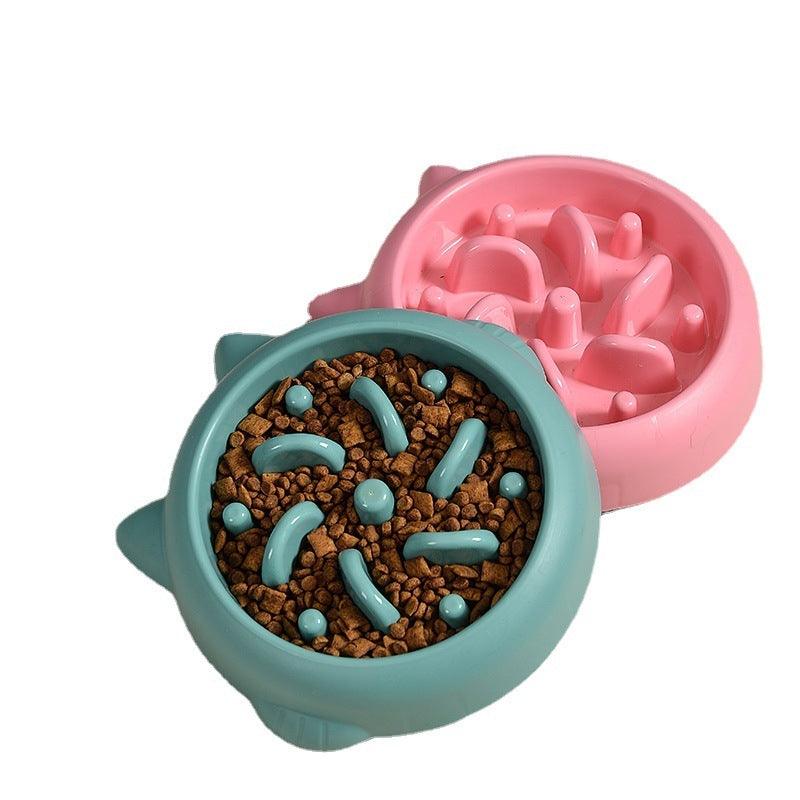 Anti Choking Slow Feeder Pet Bowl | Small Dog And Cat Feeder
