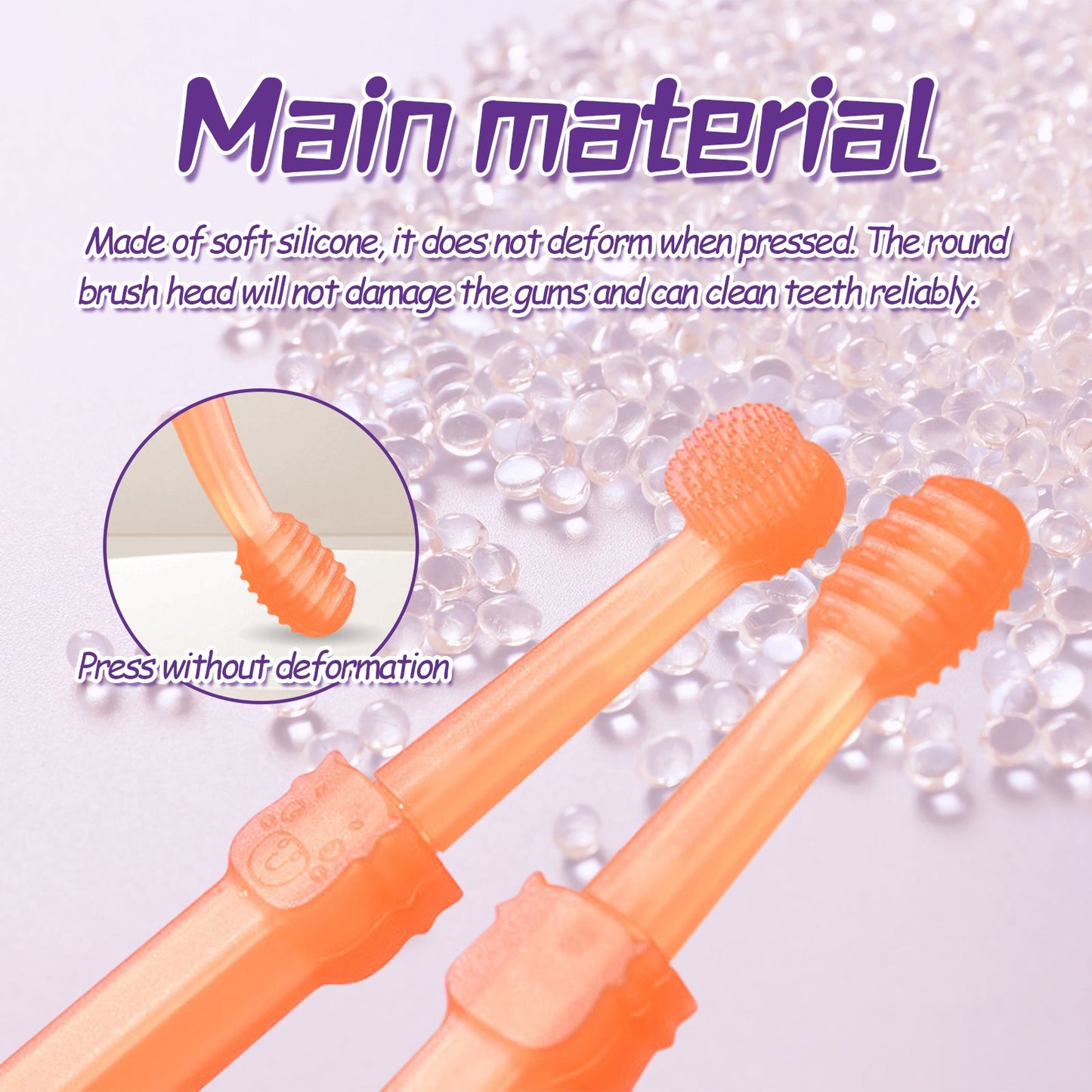 Silicone Pet Toothbrush & Tongue Cleaner Set – Soft Dental Care for Dogs & Cats