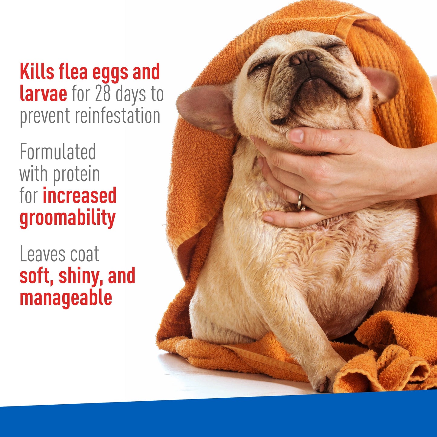 Flea and Tick Foaming Shampoo for Dogs 2-Pack
