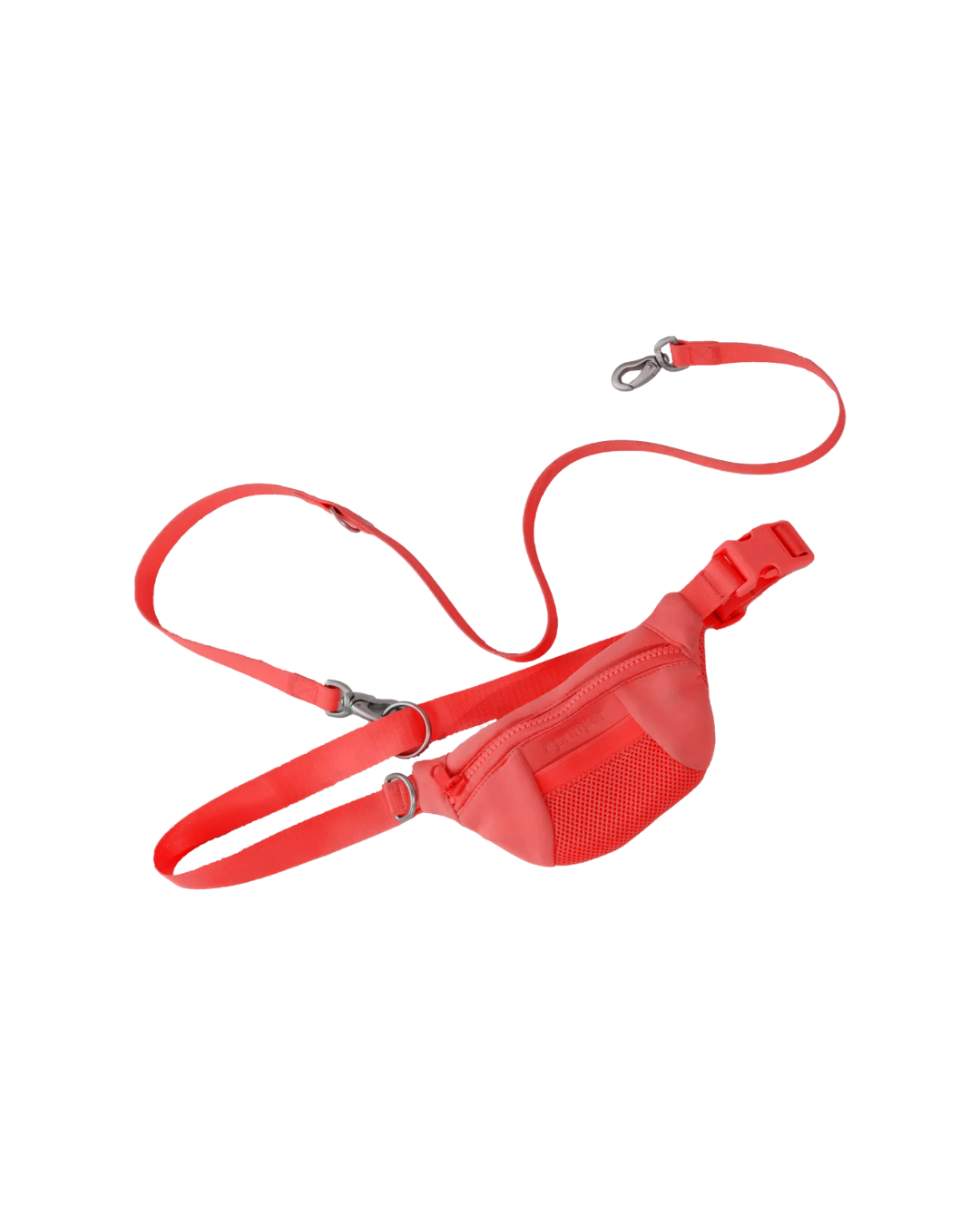 Hands-Free Neoprene Dog Sling Bag with 3.25ft Leash