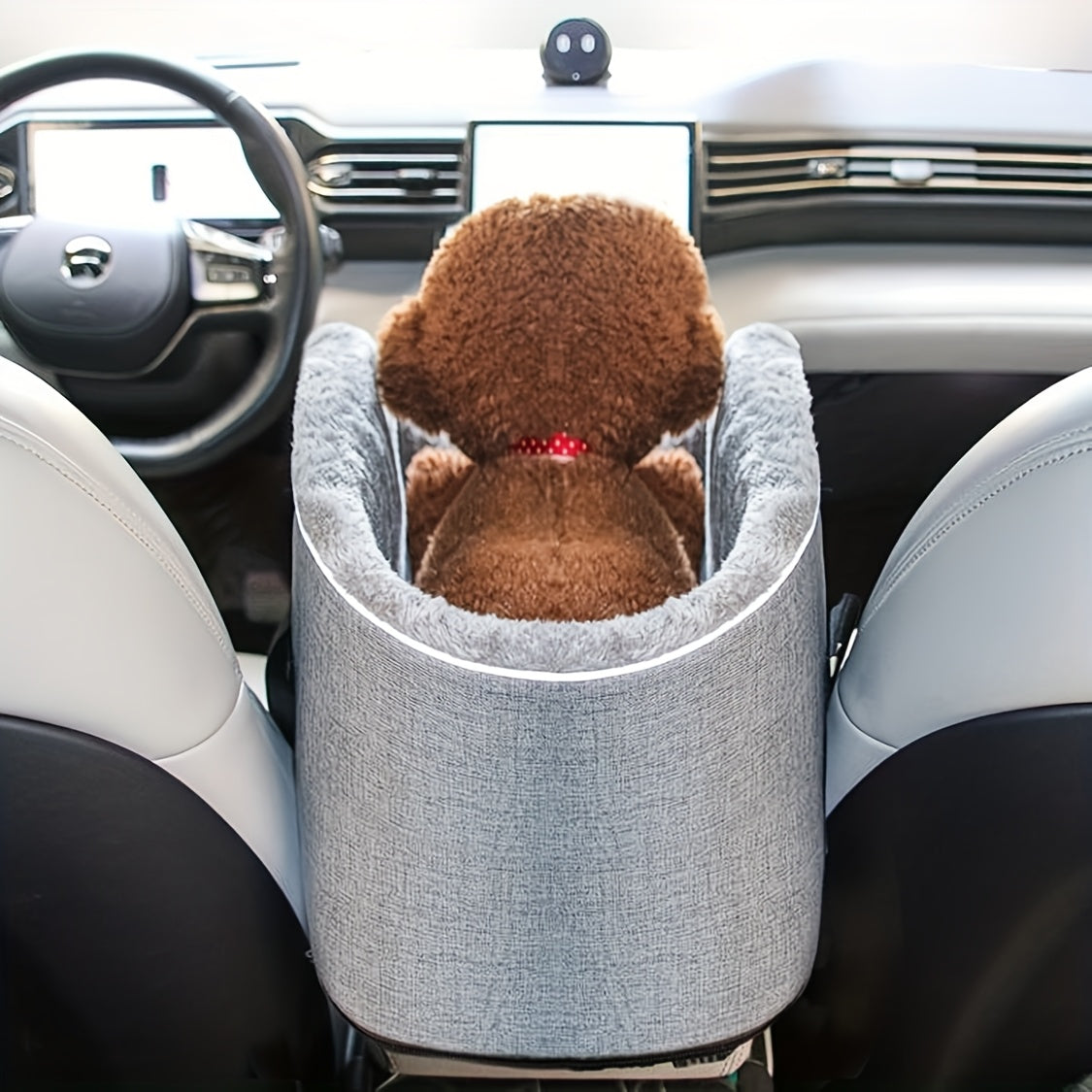 Pet Cozy Travel Car Seat for Small Dogs and Cats | Secure Pet Travel Seat