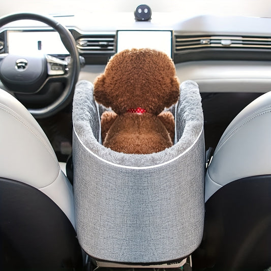 Pet Cozy Travel Car Seat for Small Dogs and Cats | Secure Pet Travel Seat