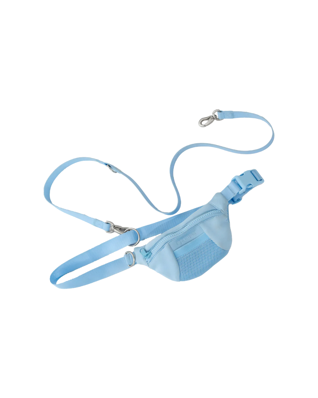 Hands-Free Neoprene Dog Sling Bag with 3.25ft Leash