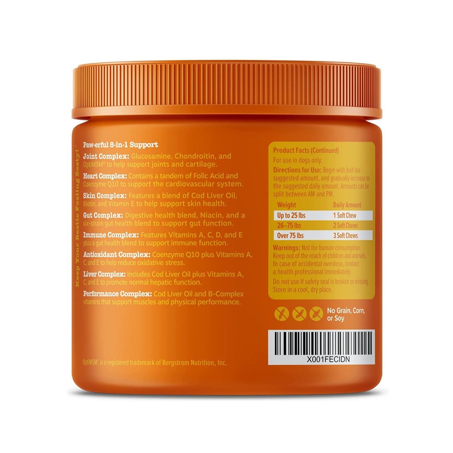 Dog Multivitamin and Mineral Supplement for Daily Health | All-in-One Pet Vitality Formula