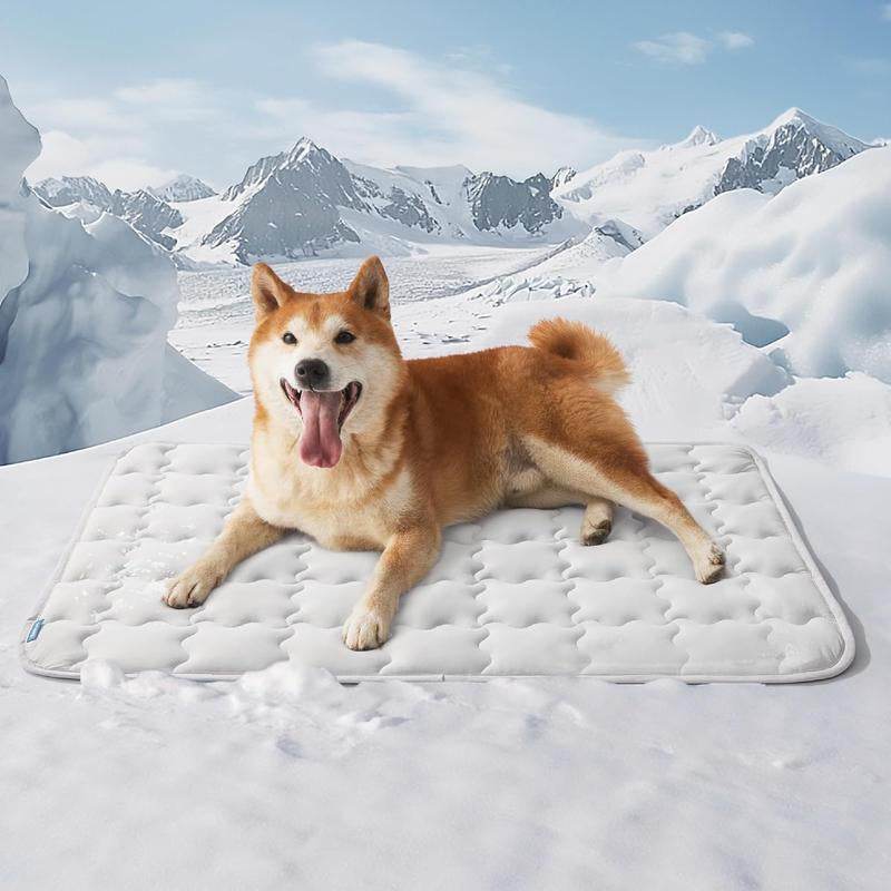 Washable Dog Cooling Mat | Cooling Tech Crate Pad For Dogs Up to 50+ lbs