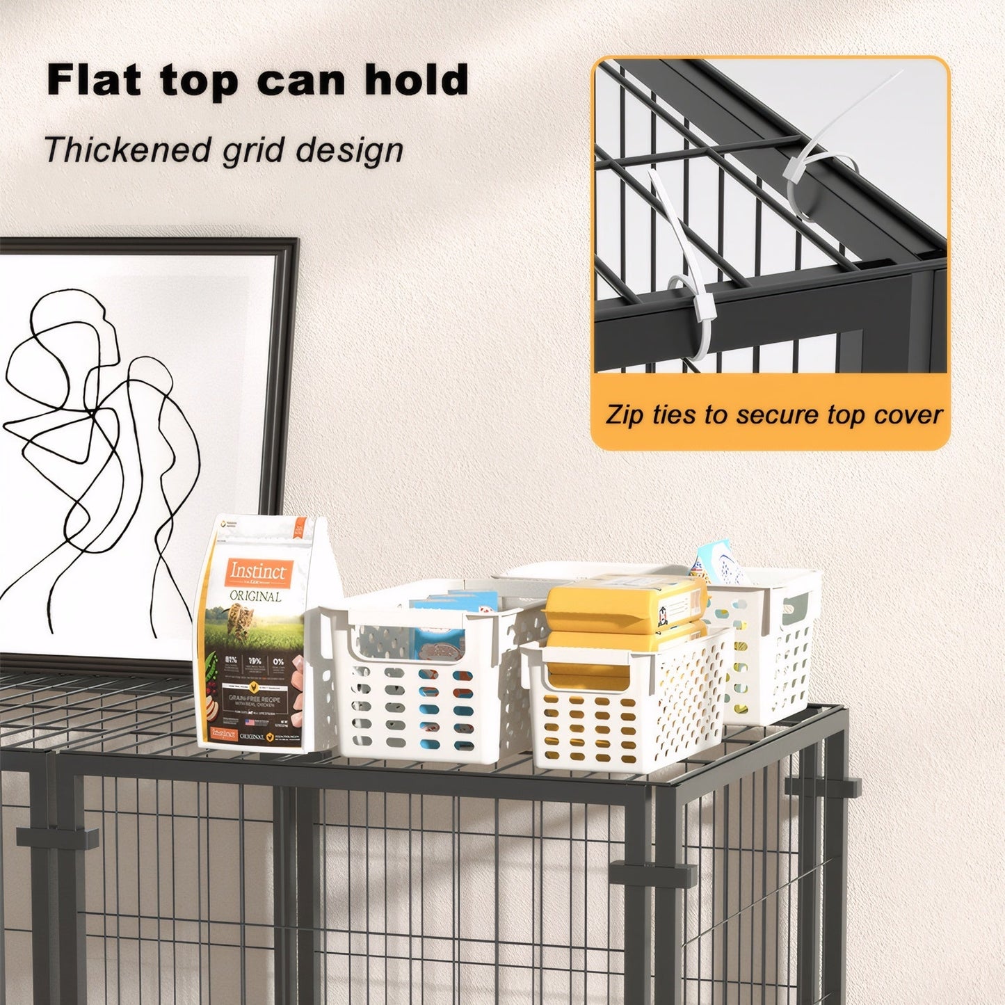 47-Inch Metal Dog Playpen | Indoor/Outdoor Puppy Crate & Kennel