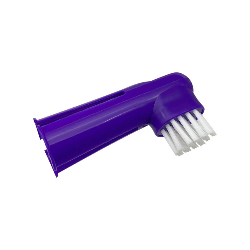 Pet Dental Care Set – Beef Flavored Toothpaste & Double-Headed Brush for Dogs and Cats