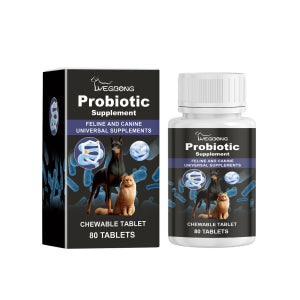 General Compound Probiotic Tablets for Dogs and Cats: Digestive Support with Vitamin B2