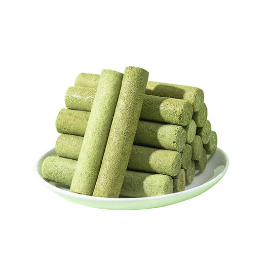 20-Pack Cat Grass Teething Sticks - Natural Digestion & Breath Aid
